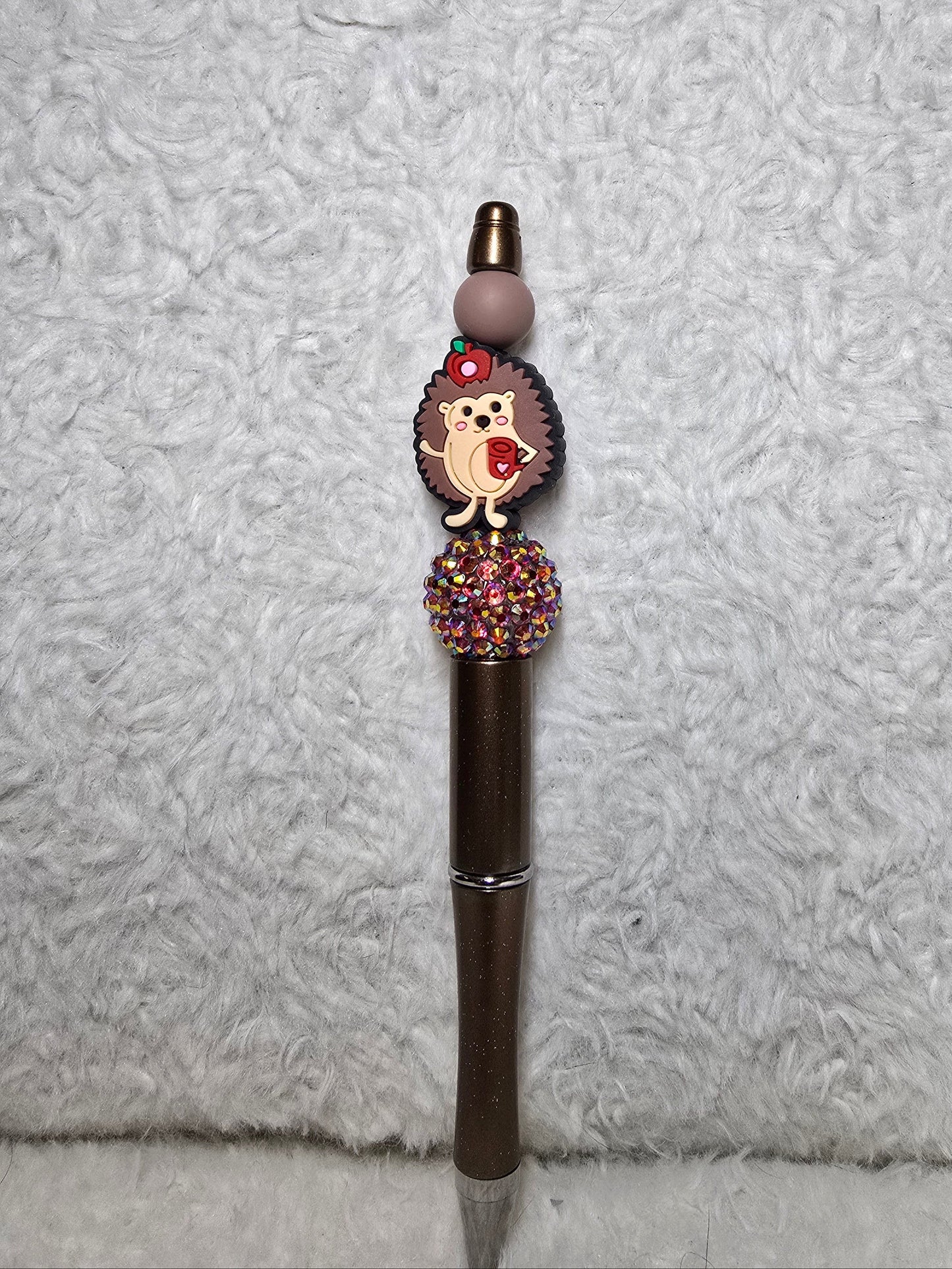 Autumn Hedgehog Sparkle Pen