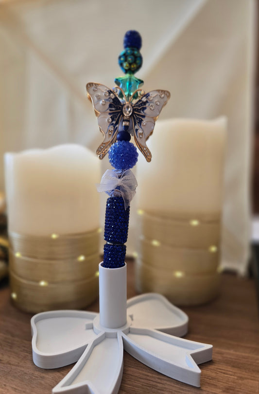 Collector's Sapphire Butterfly Crystal Couture Pen