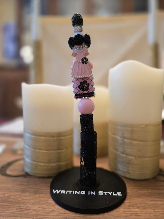 Collector's Parisian Couture Lady Beaded Pen