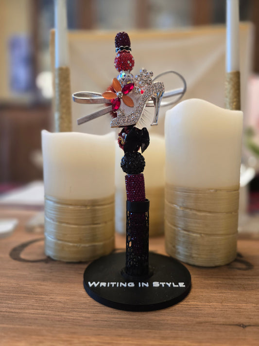 Collector's Jeweled Stiletto Beaded Pen – Glamour in Motion