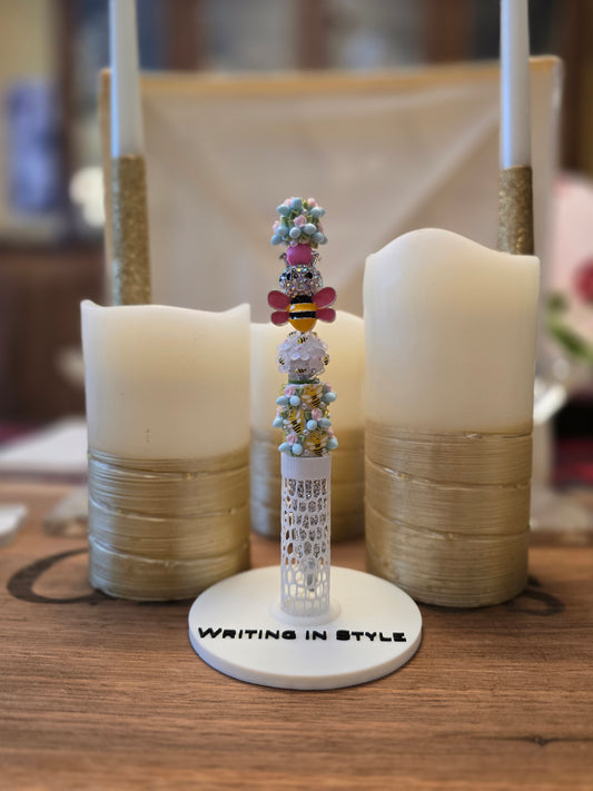 Collector's Bloom & Buzz Beaded Pen – A Celebration of Growth