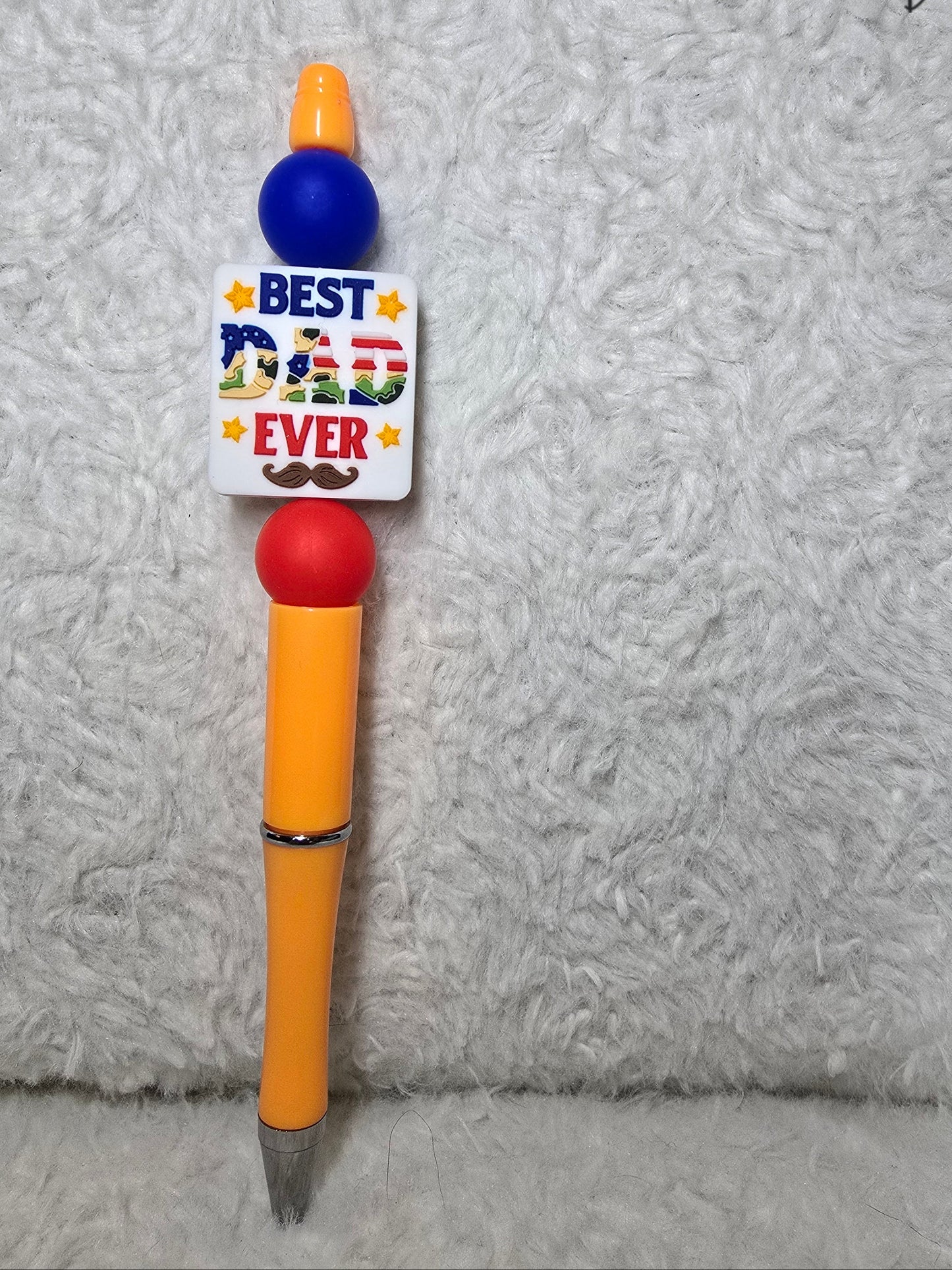 Best Dad Ever Beaded Pen – Bright & Playful
