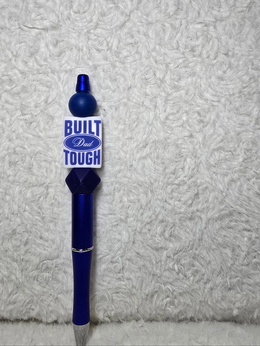 Built Tough Dad Beaded Pen – Navy