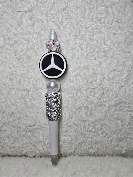 Luxury Auto Beaded Pen – Silver Edition