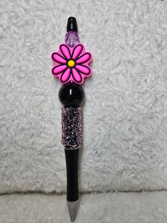 Midnight Bloom Sparkle Pen